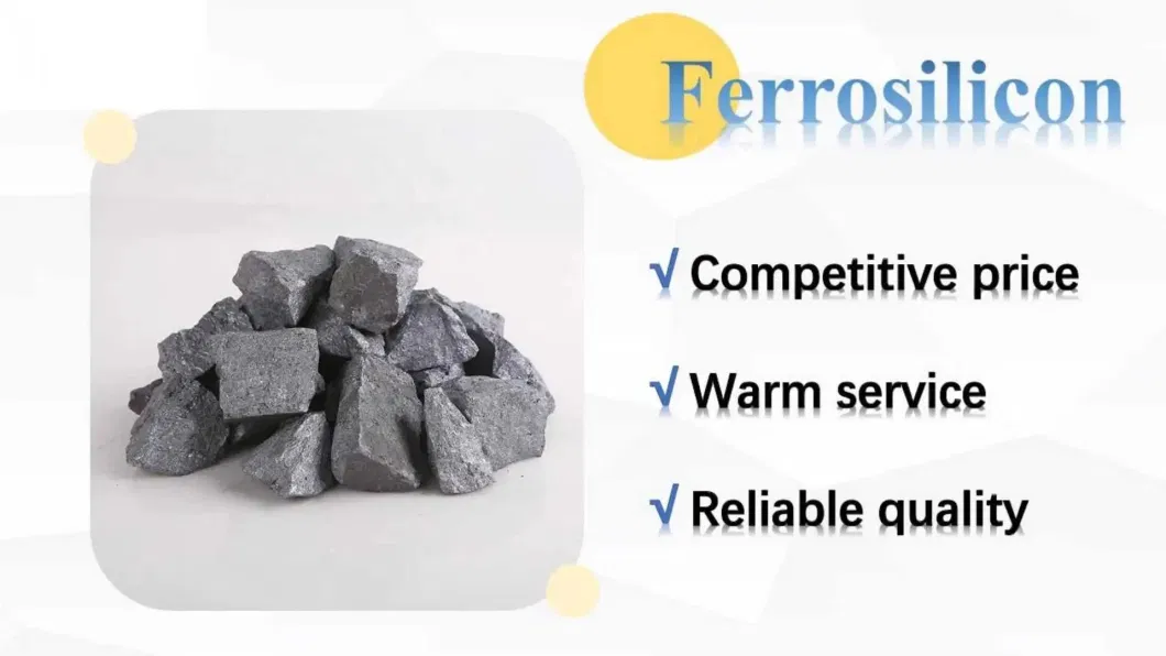 Hot Sale 10-50mm Ferrosilicon 75% with Wholesale Price/ Low Carbon Ferro Silicon for Steel Making